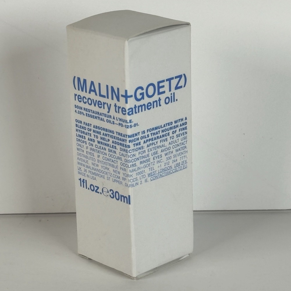 Malin + Goetz Recovery Treatment Oil 1 Fl Oz 30 ML Skincare